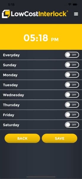 Low Cost Interlock - Interlock Warm Up App Screenshot 3
